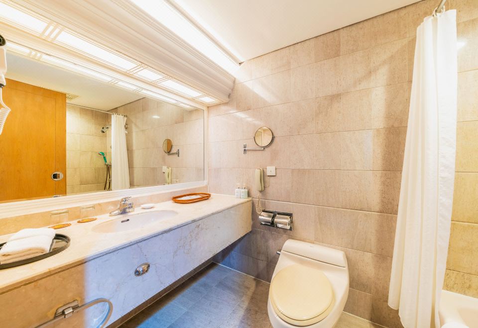 豪华城市花灯双床房