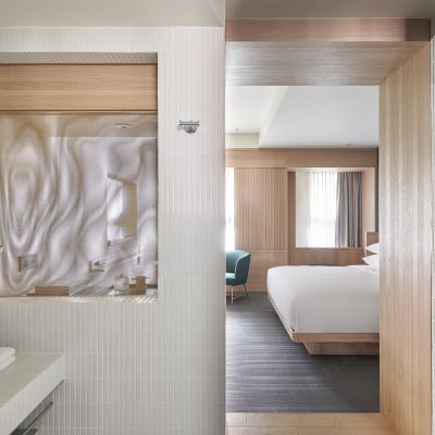 酷享房 大床 城市景觀 帶陽台 台北金普頓大安酒店優惠