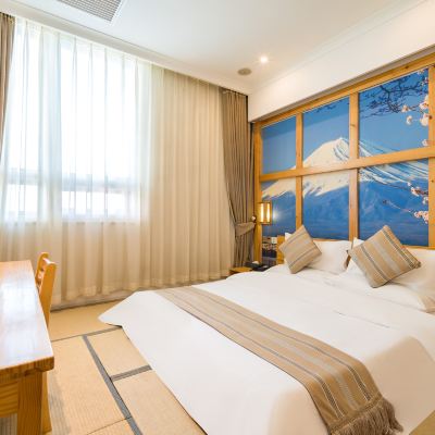 日式風情豪華大床房 自然風情主題飯店（北京木樨園地鐵站店）優惠