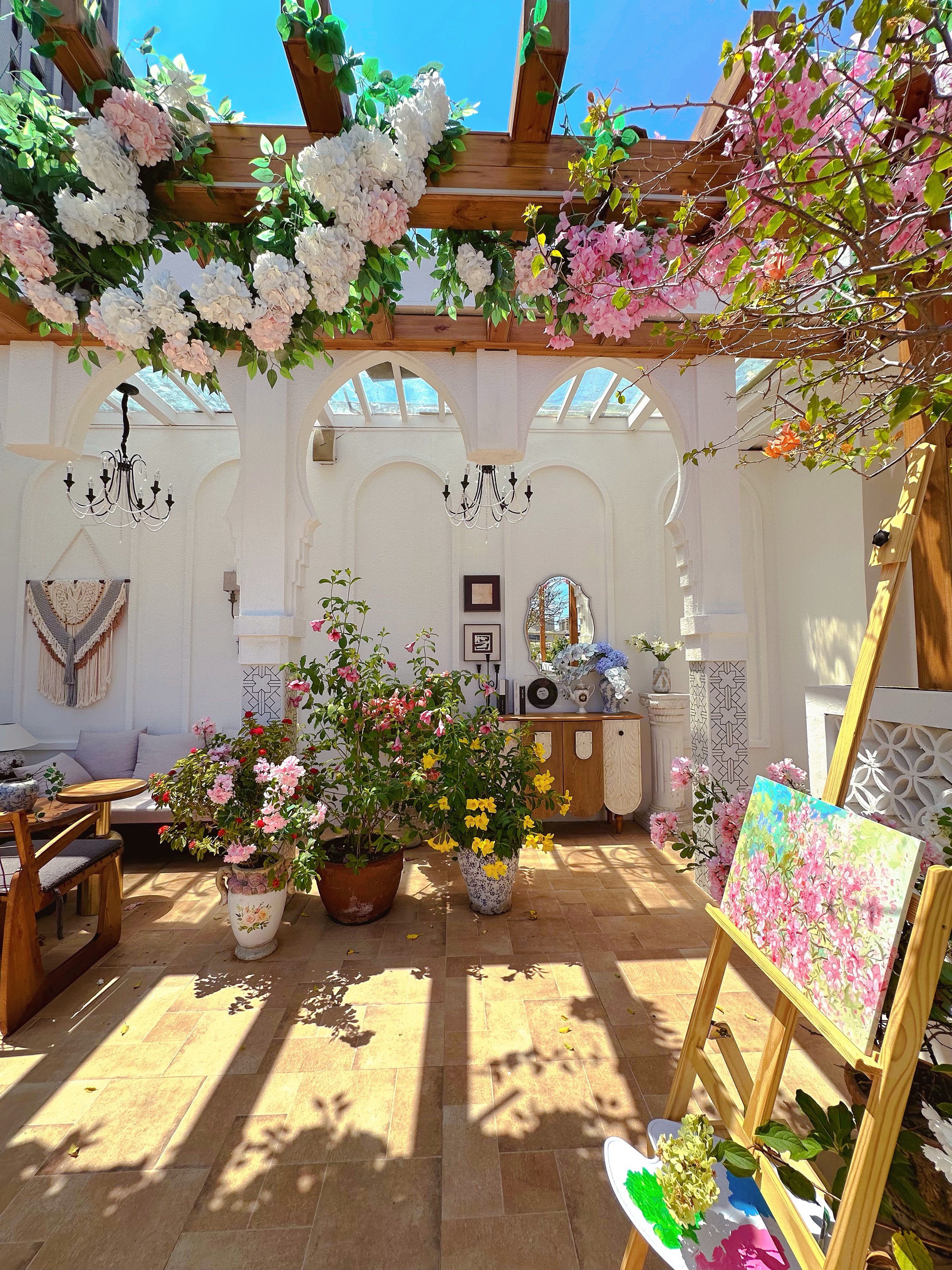 莫奈·南法古堡花园大床房（投影仪+浴缸+360度骑楼景