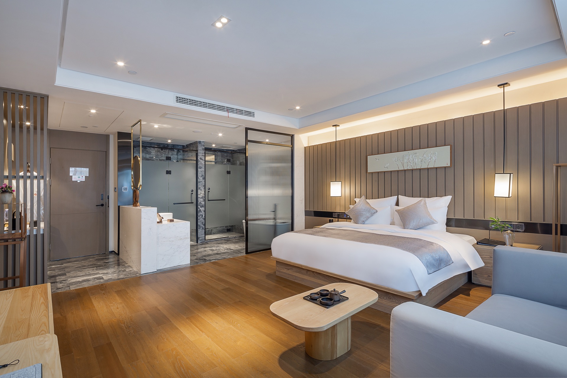 百草园-院落大床套房（泡泡浴缸+落地窗+高端洗护）