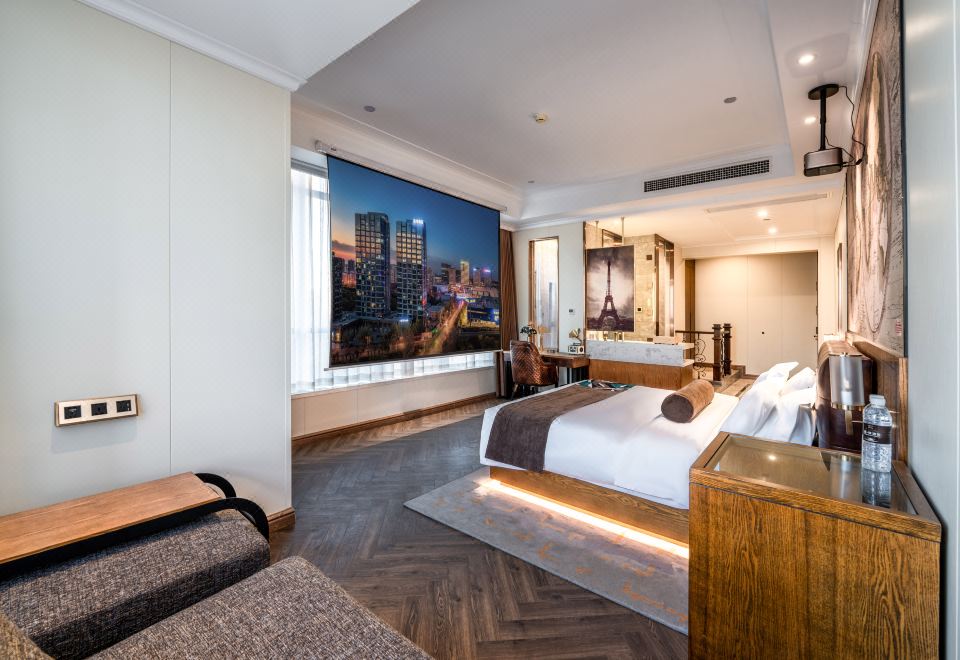 极光巨幕商旅套房（可投屏电视）