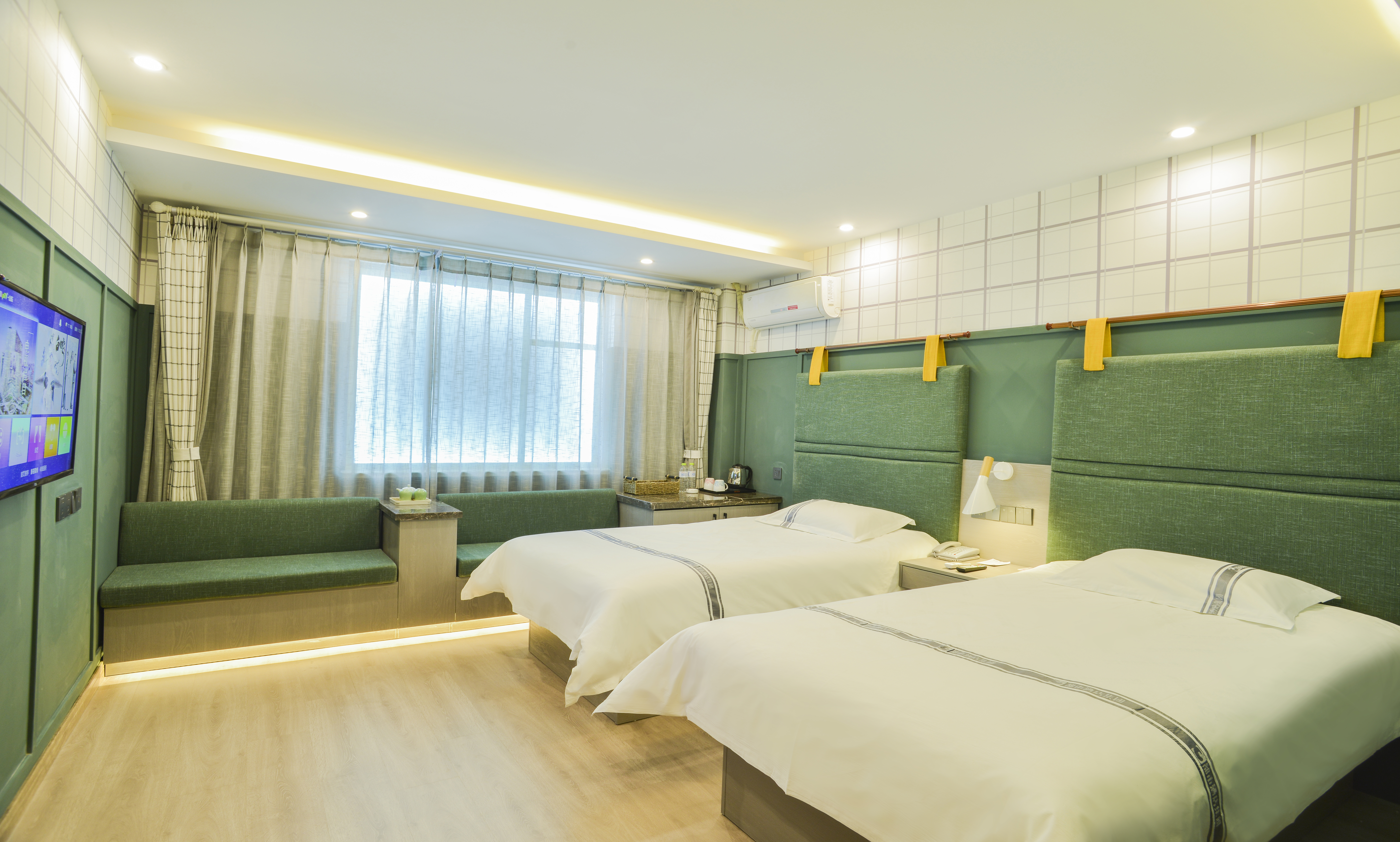 网红创意双床房（无窗）