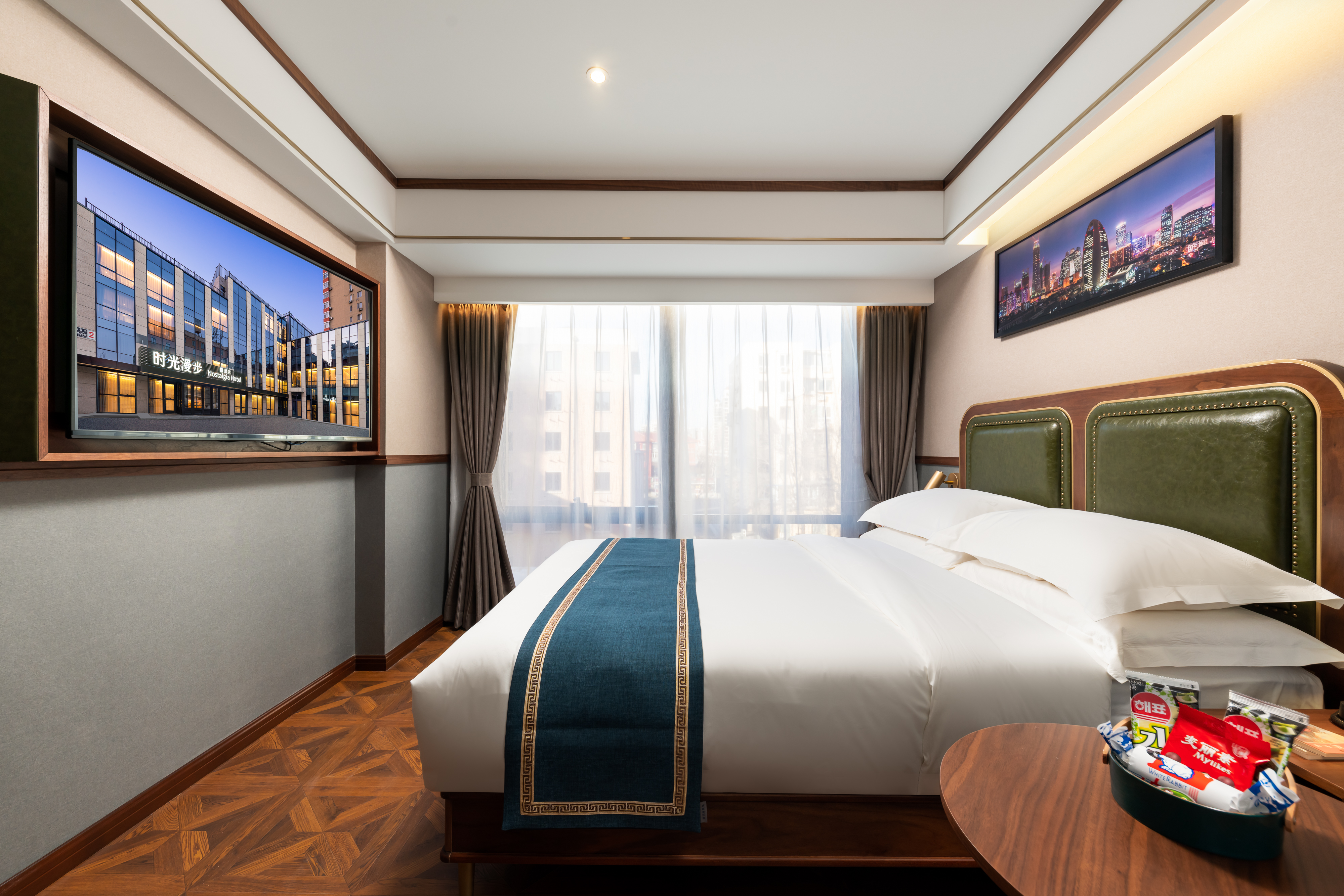 时光温馨大床房（深睡记忆枕+零压床垫+智能投屏）