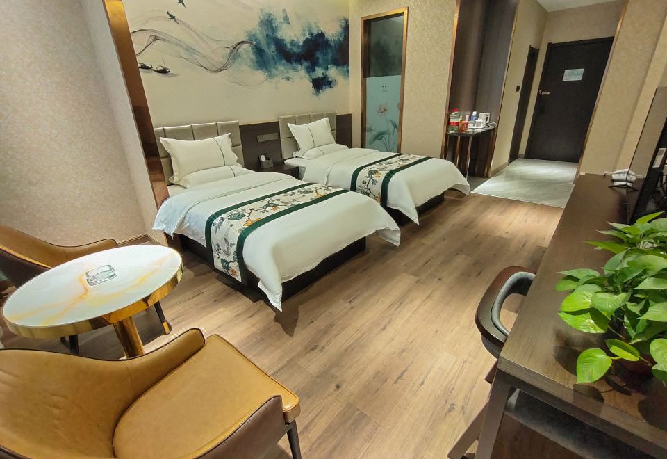 Yufuke Business Hotel (Kelan Bus Terminal Kelan Station)Guestroom (2 Beds)