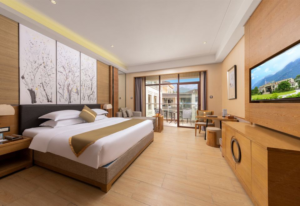 Sanying Spa Resort HotelQuanyun Courtyard Double Bed Room