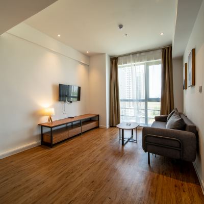 行政套房（園區景觀+坐臥沙發） OVU國際服務公寓飯店（合肥濱湖會展中心中央公園店）優惠