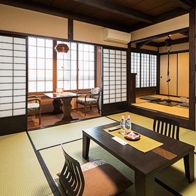 囲炉裏付和室バストイレ付 飛騨高山温泉　旅館あすなろ クーポン