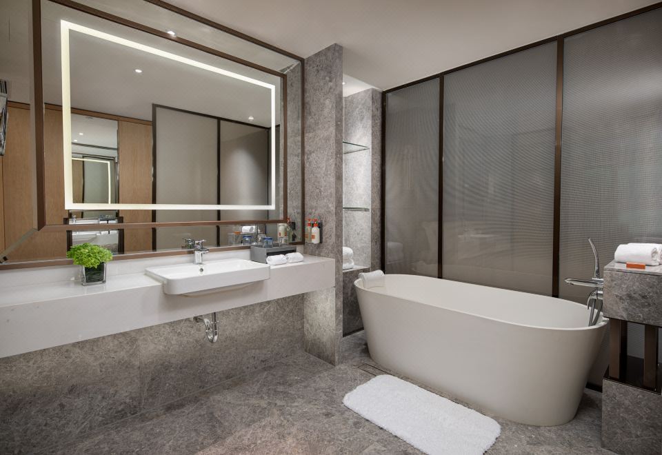 Crowne Plaza Shanghai Nanjing Road2 Twin Bed 1 Bedroom Courtyard Suite