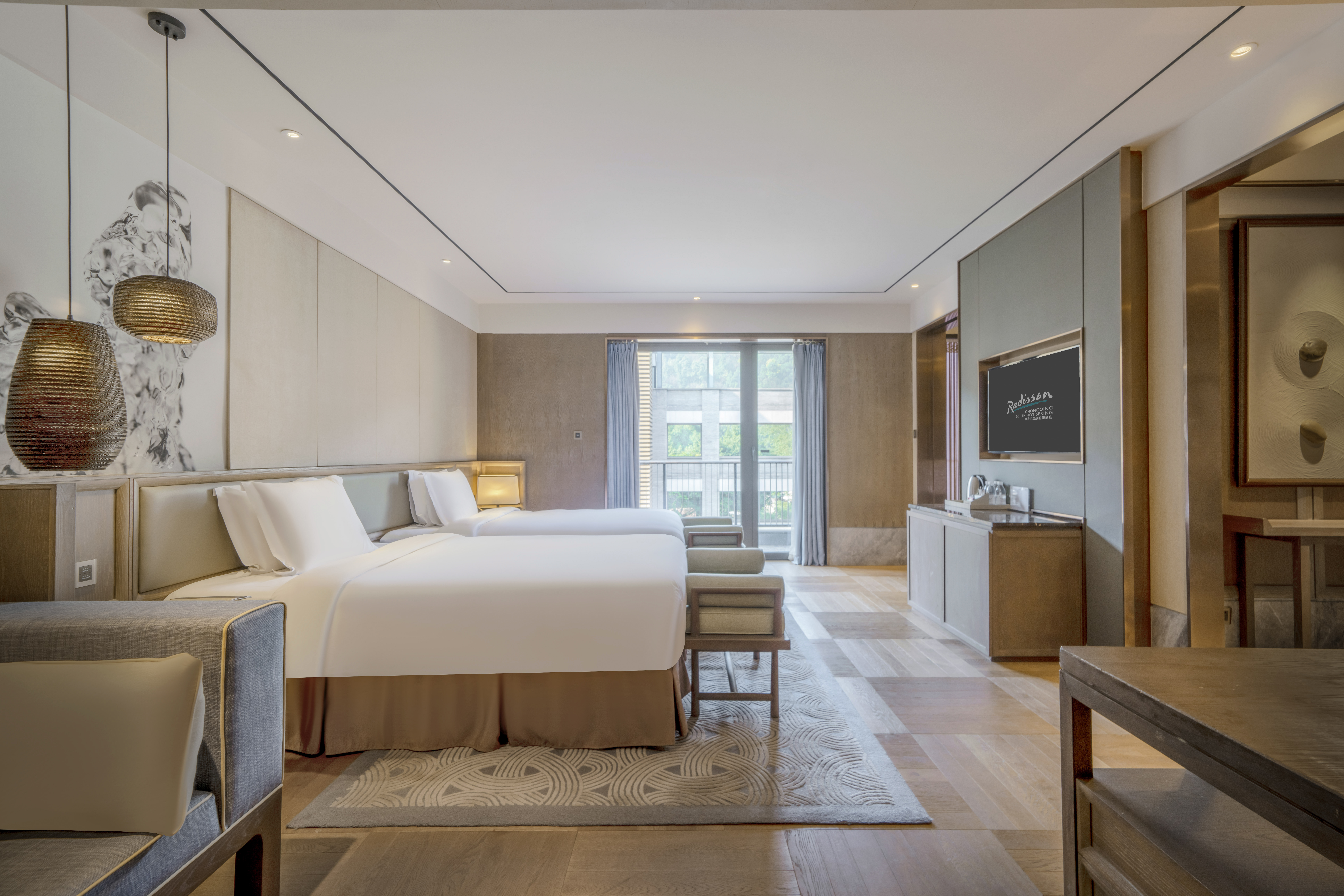 庭景汤屋丨双床房