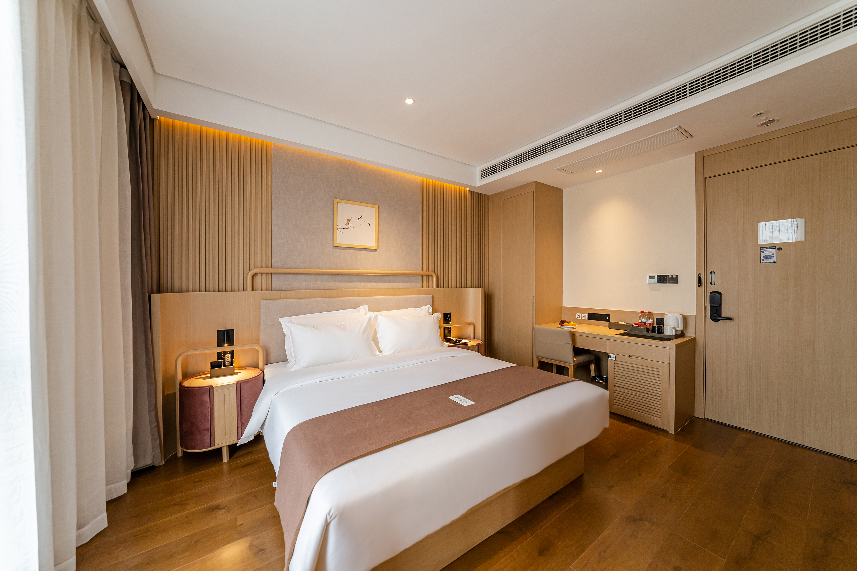 一休静谧大床房（梦百合床垫＋记忆深睡枕+智能马桶）