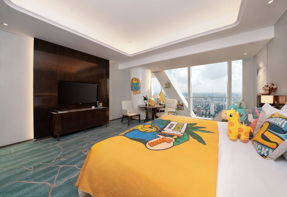 小黄鸭主题大床房