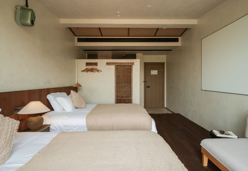 捌然双床房（高清影视.零压床垫.进口深睡枕.乾湿分离