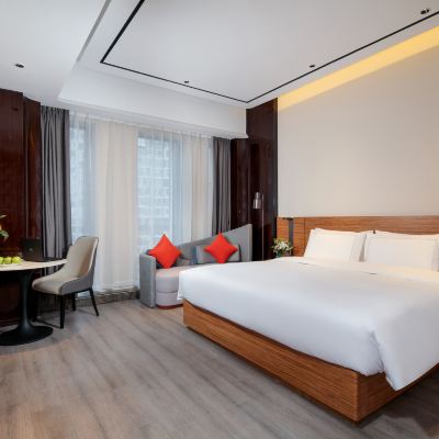 豪華大床房（私享Coffee機+冰箱+逸扉專屬浴袍+浴缸） 成都玉林路省體育館逸扉飯店優惠