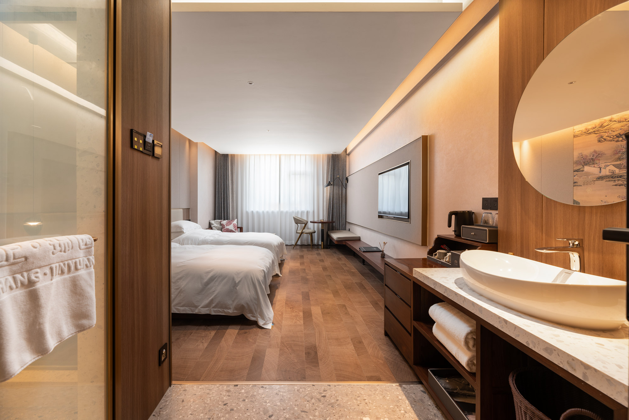 玉和-景观双床房（全屋智能+办公书桌+高清液晶影视）