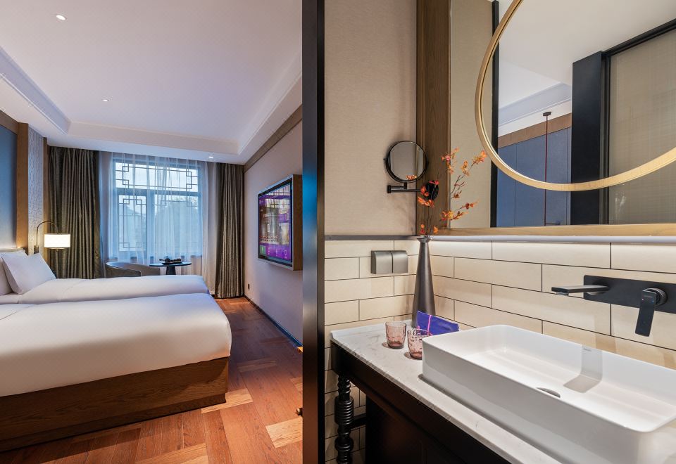 心悅高級雙床房（全屋智能+無線投屏+金可兒床墊）