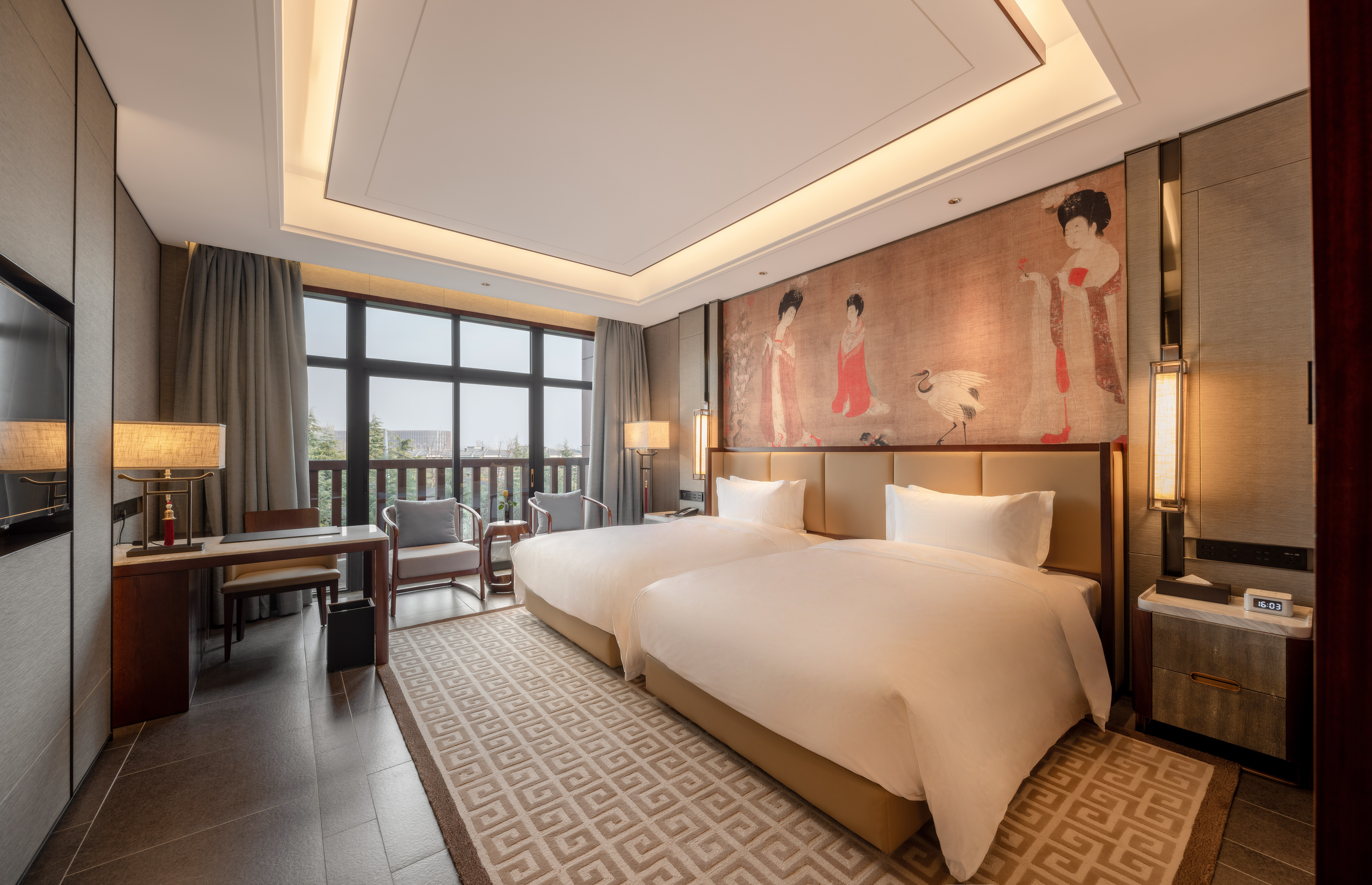 豪华景观双床房