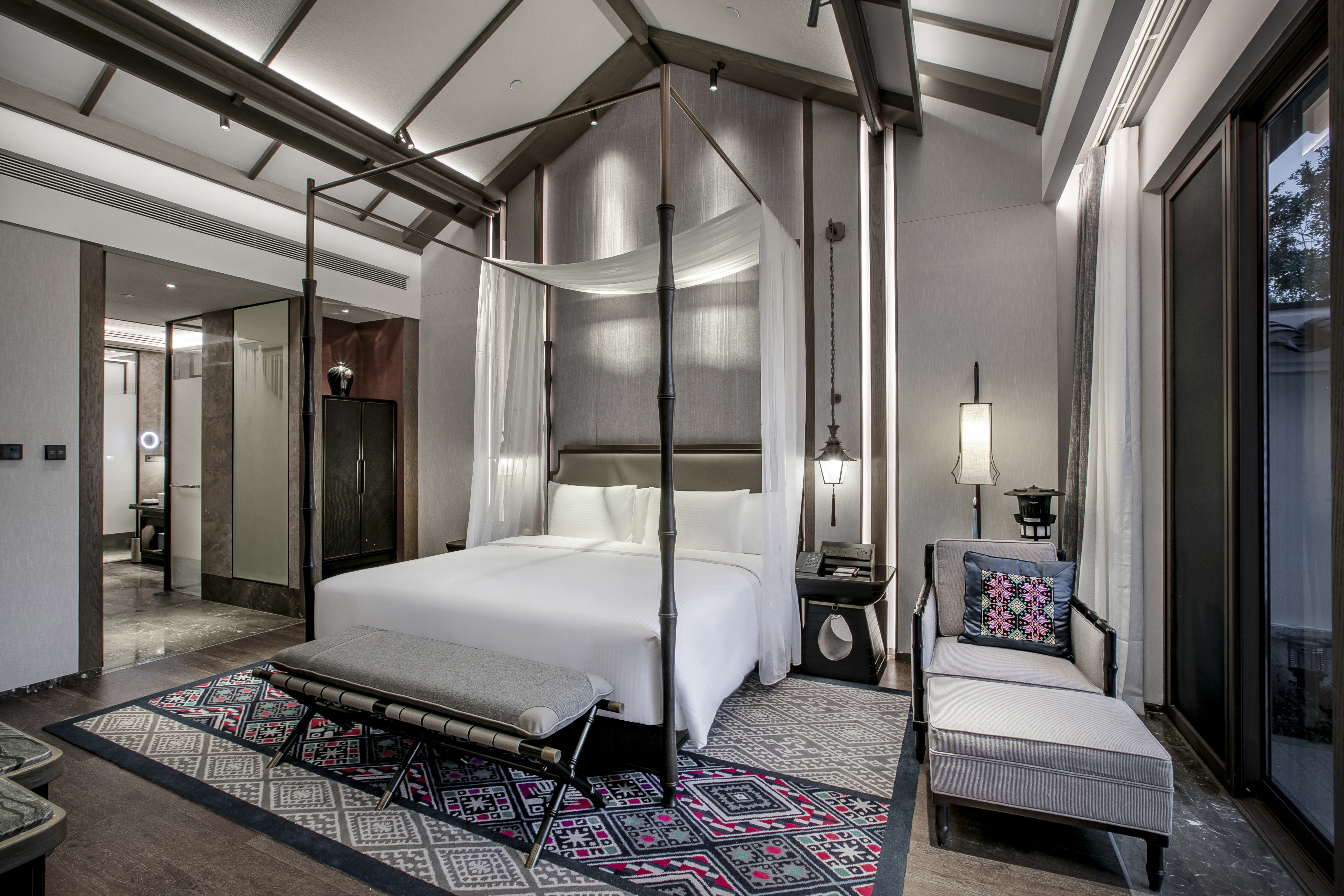 庭院露台大床单卧别墅