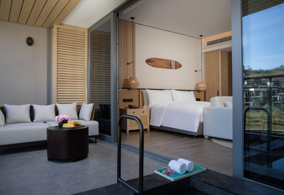 园景私汤大床房（独立阳台+私汤泡池）