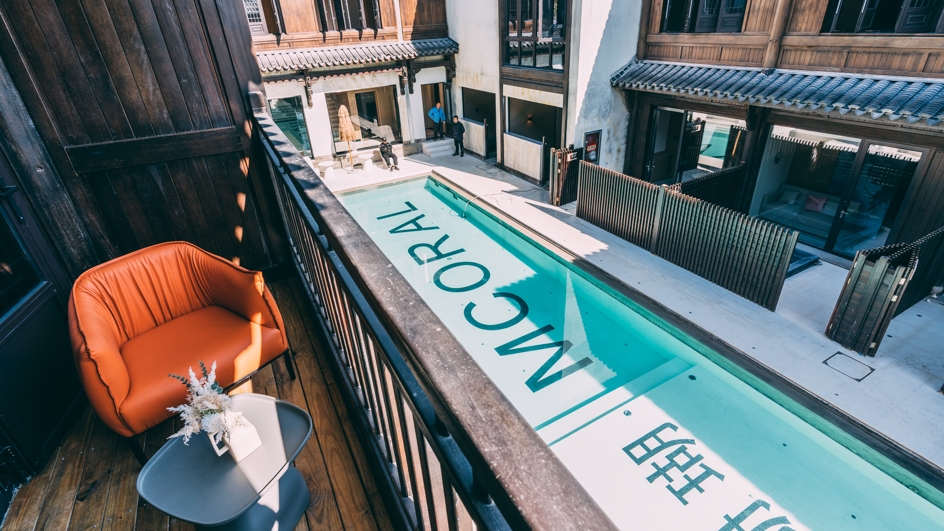 池景阳台大床房