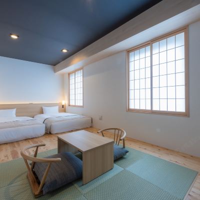 日式現代雙床房