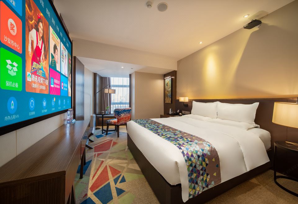 品質影音大床房（100寸大屏幕+可手機投屏）