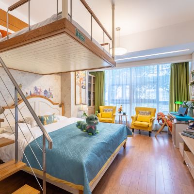 投屏觀影家庭房 杭州西湖柒號飯店式公寓優惠