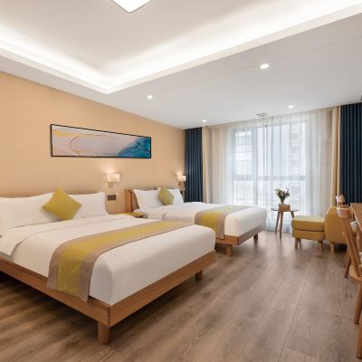 雲陌特惠雙床房（靜音塔扇-乳膠床墊） 昆明雲陌精品飯店（北辰地鐵站欣都龍城店）優惠