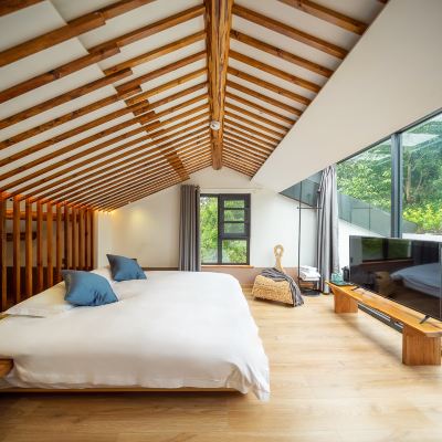 閣樓榻榻米親子套房（帶景觀露台） 西湖竹澗憶塘民宿優惠