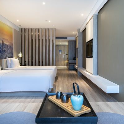 幾木雙床房-迷你吧尊享 深圳南山易車亞朵汽車概念酒店優惠