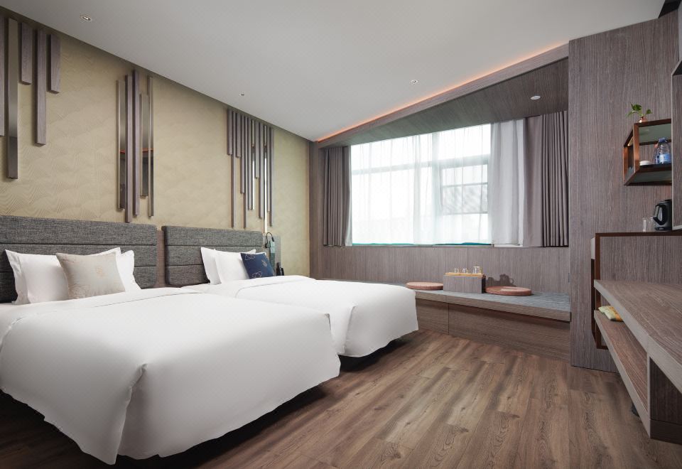 甄选双床房（加热毛巾杆+小冰箱+智能镜）