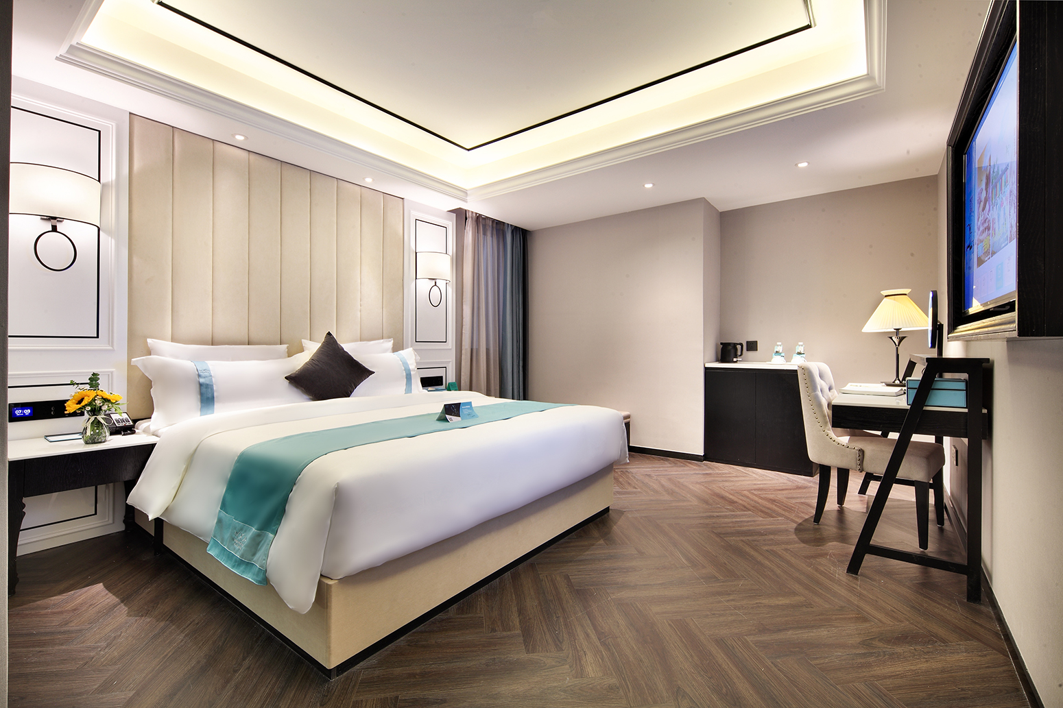 纯净大床房（时尚轻奢｜智慧客控｜风尚投屏）