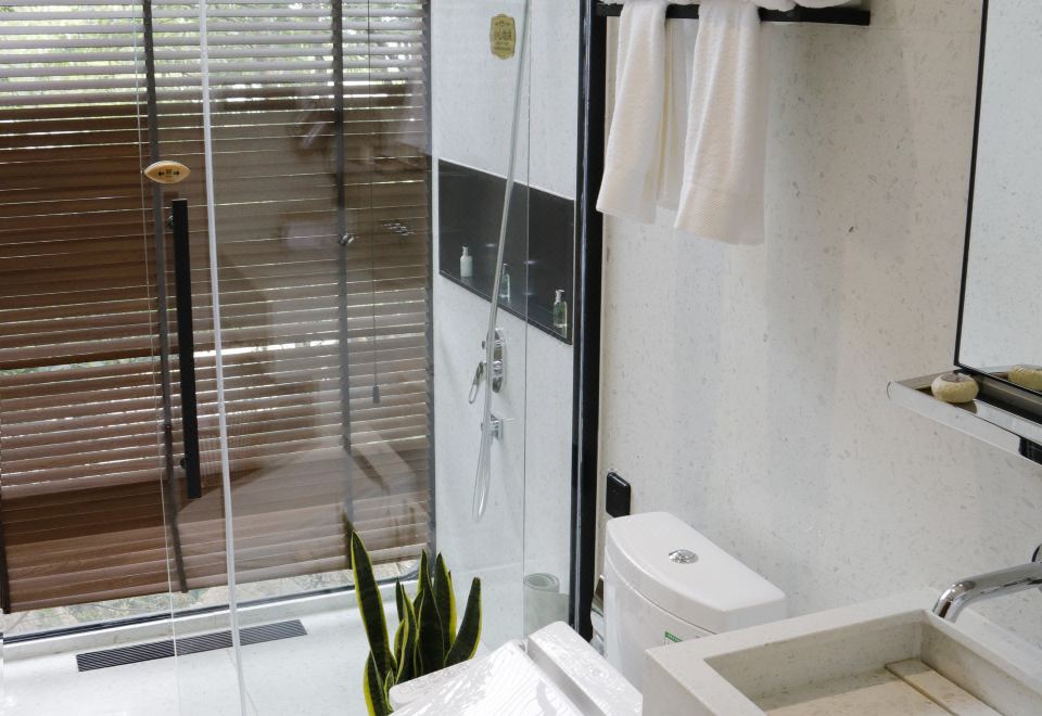 抱石·1号小木屋温泉房