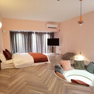 甜甜圈大床房 廣州貳拾壹樓公寓優惠