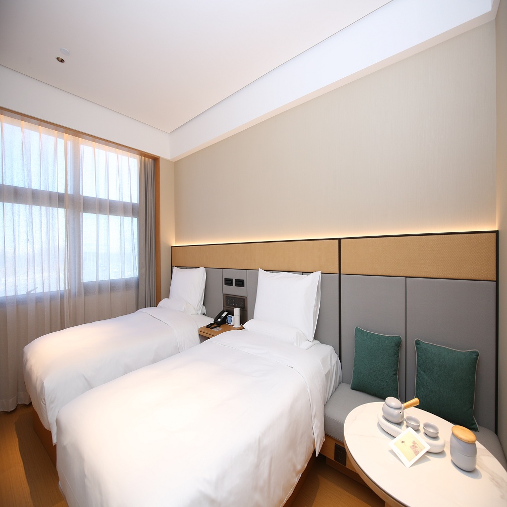 舒压-双床房（护脊枕+地暖+分体空调）