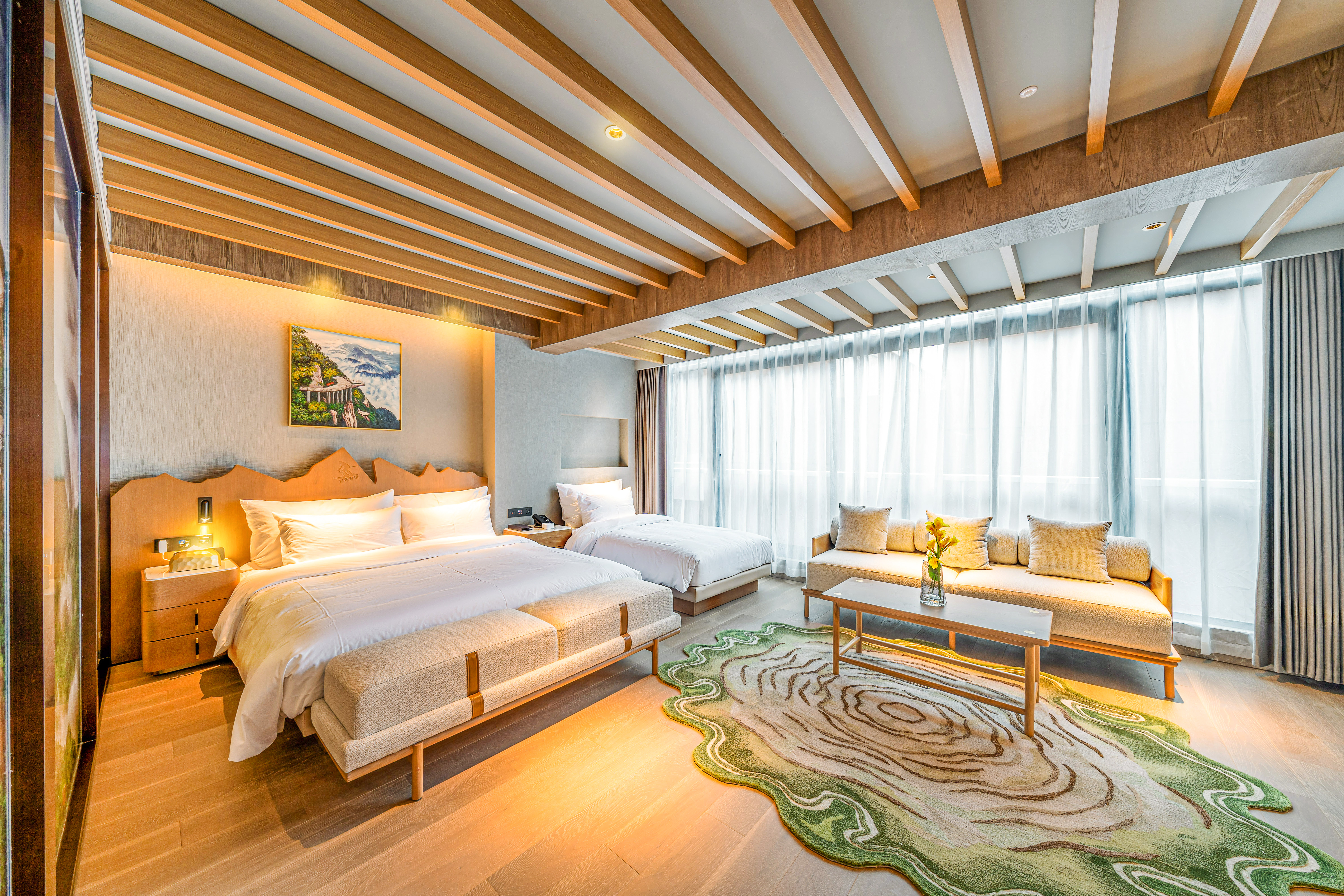 温馨雅致家庭房【童趣树屋+萌宠同乐+亲子度假】