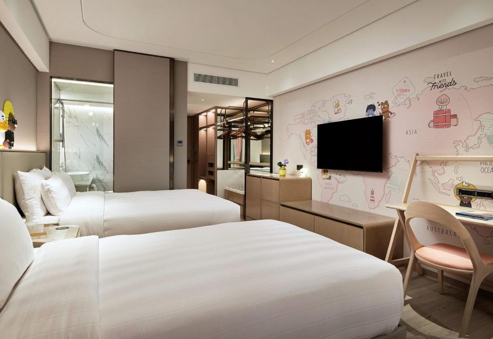 Lotte Hotel World GangnamKakao Friends Family Twin(City View)