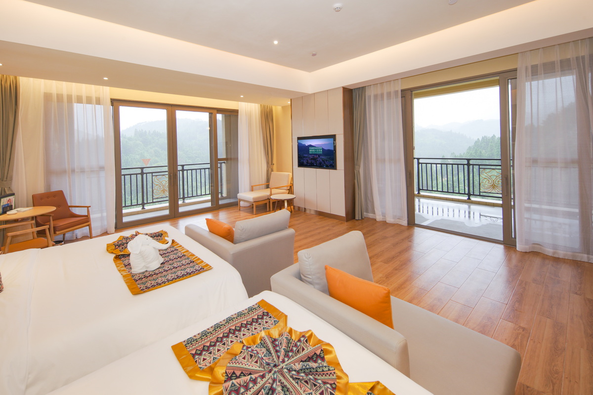 酒店B栋温泉套房I独立泡池