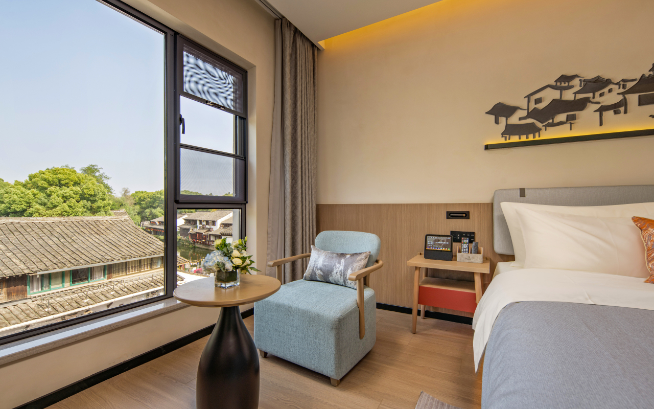 屋檐听雨·观景大床房（阳光满屋+智能马桶）