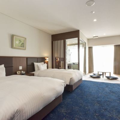 Main Building Ocean View Semi Western-Style Room with Balcony Hotel Kaze No Umi Promo Code