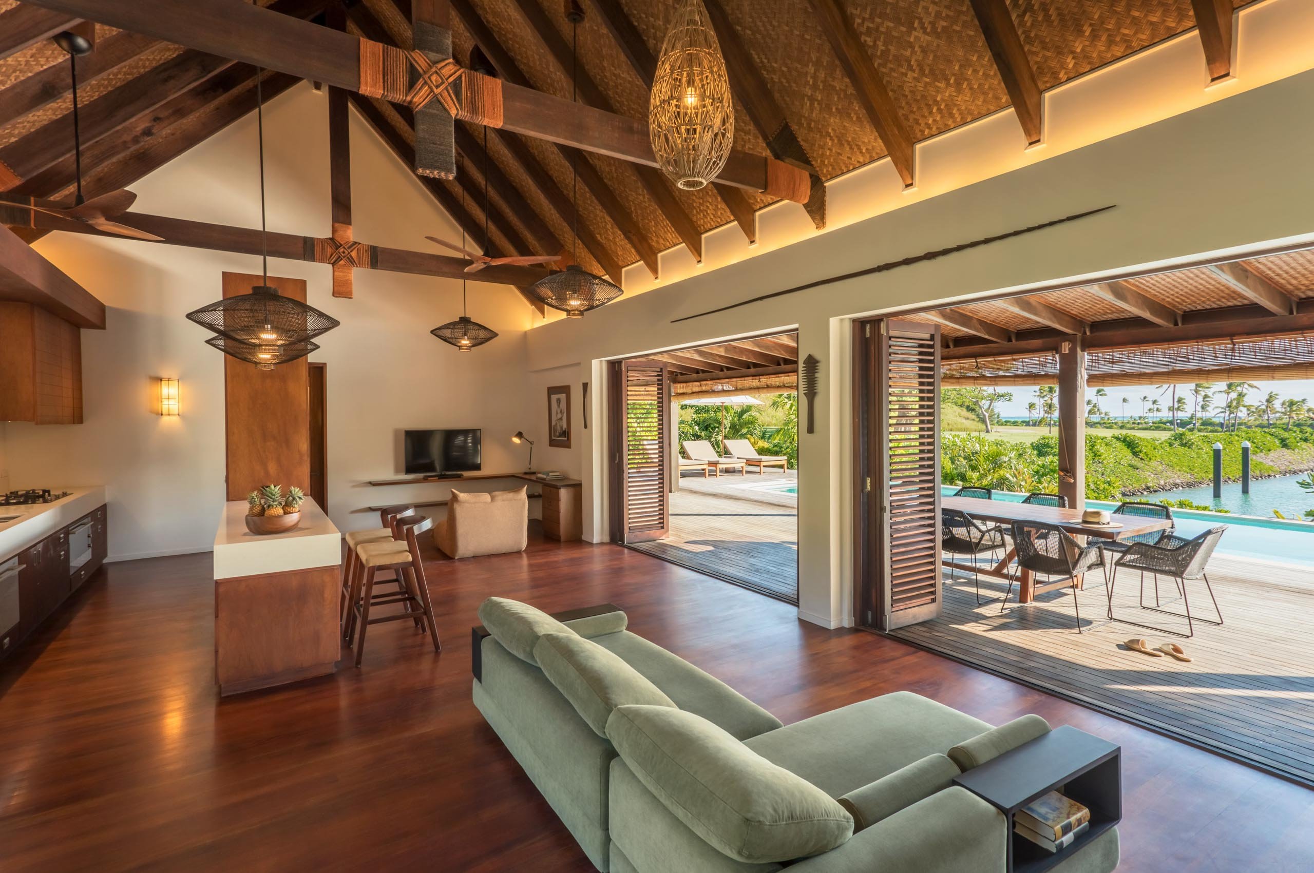 Six Senses Fiji, an IHG Hotel码头3卧室公寓带泳池