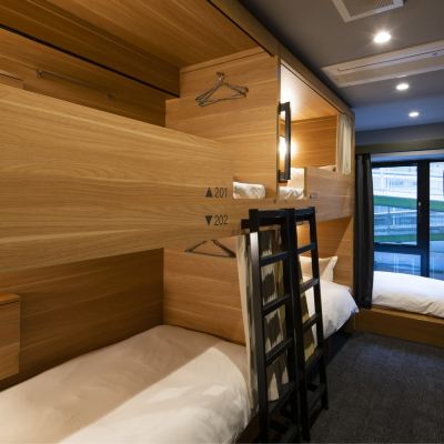 5-Bed Private Room A with Shared Bathroom and Toilet GRIDS TOKYO UENO HOTEL&HOSTEL Promo Code
