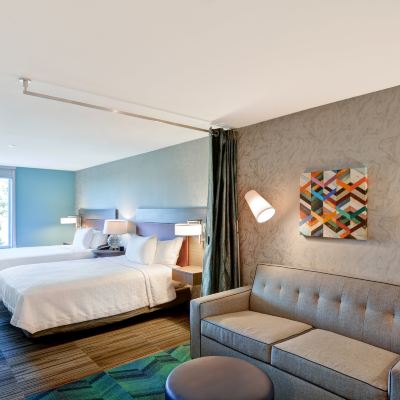 Studio With 2 Queen Beds-Non-Smoking Home2 Suites by Hilton Tampa USF Near Busch Gardens Promo Code