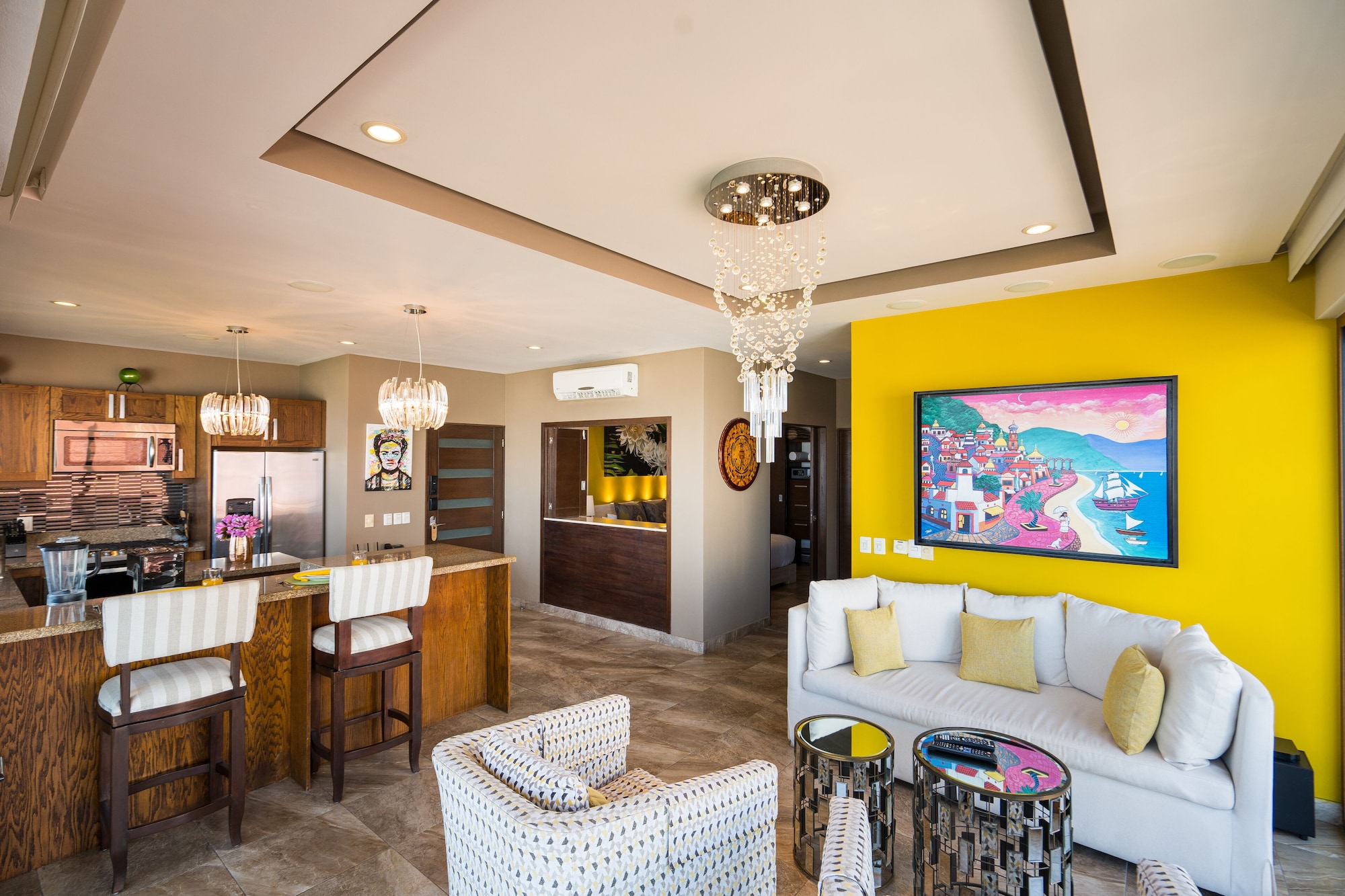 奢华套房， 2 间卧室， 海洋景观， 转角