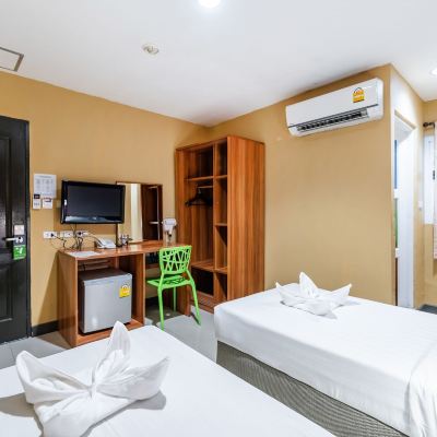 標準雙床間 - 帶兩張單人床 曼谷瑞企家庭式賓館優惠