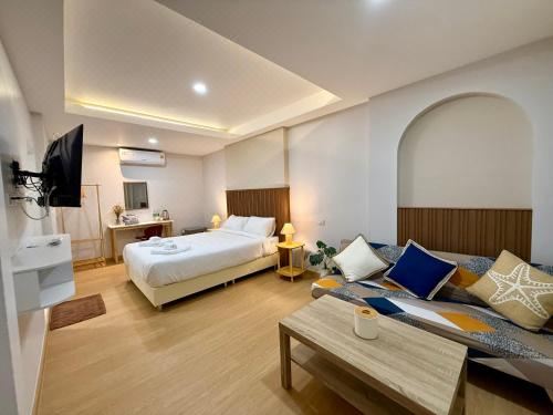 带露台的双人房