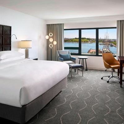 Club King Room with Harbor View Renaissance Baltimore Harborplace Hotel Promo Code
