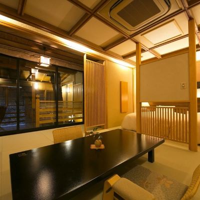 Modern Japanese-Western Room, River View, Non-Smoking (Hanare Senbatei) 森に囲まれた癒しの宿　鬼岩温泉　了山 クーポン