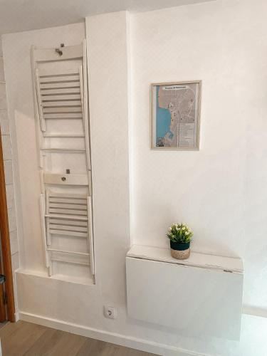 带露台一室公寓