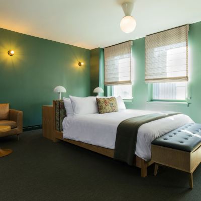 豪華房，1張特大床（特大床一室無障礙無障礙淋浴） 西雅圖帕裏酒店優惠